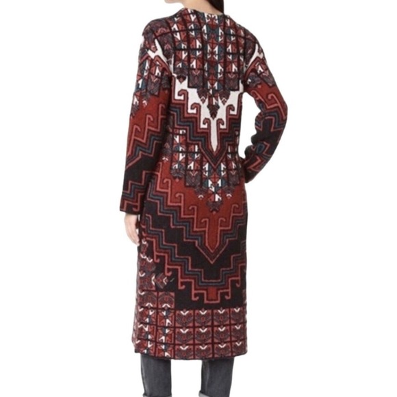 Mara Hoffman Bolnisi Rug Sweater Coat Womens XS $495 ASO Zoe of This Is Us - Picture 5 of 16